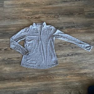 NIKE Running Heather Gray Quarter Zip